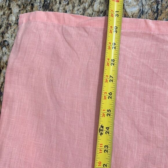 Sartorial Long Sleeve Banded Collar Button Down Shirt In Orange Size XL - Picture 7 of 7